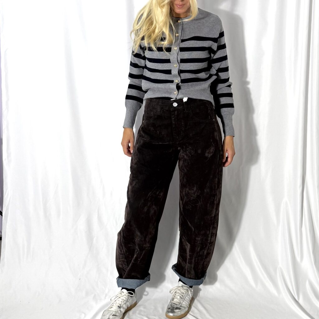 Jeans Stampa Flock